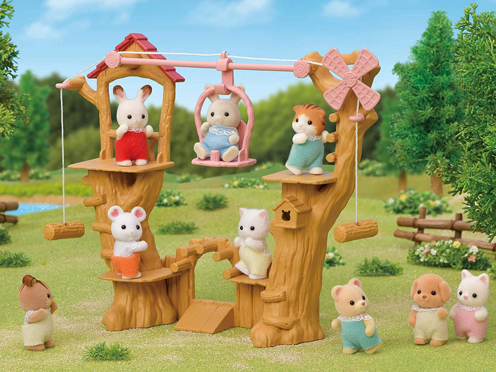 Sylvanian Families 5452 Baby Ropeway - Ensemble de jeu pour maison de poupée Poupées Naty Shop