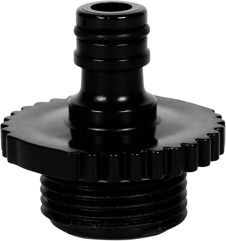 Adaptor original Einhell cu filet exterior de 33,3 mm (accesoriu pentru pompă, potrivit pentru filet interior de 33,3 mm / 1 inch pentru pompa de grădină, pentru conectarea unui furtun de grădină)