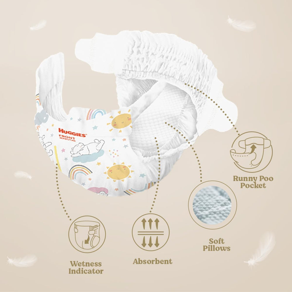 Couches pour bébé Huggies Extra Care, taille 2 (3-6 kg), super absorbantes, design Disney, paquet en vrac, 160