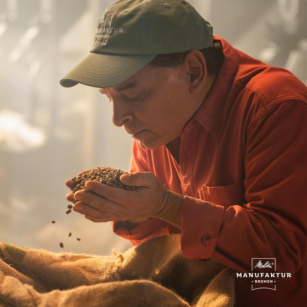 Melitta Manufaktur-Kaffee Guatemala Honey, café de spécialité, 250 g, grains de café entiers, non moulu, café d'origine unique, torréfaction délicate au tambour, torréfié en Allemagne, force 3 Coffee Naty Shop