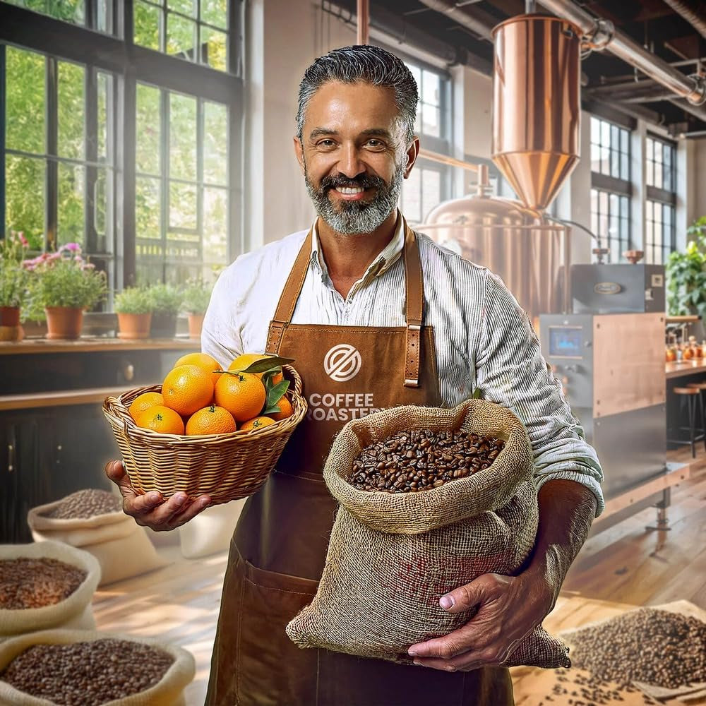 Lot de café en grains 2x1kg 2000g | Guaxupe brésilienne | Café brésilien | Café spécial | Fraîchement frit | Boulangerie artisanale de café