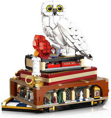 LEGO Harry Potter Stein der Weisen - Sammleredition - DIY Deko - Modellbau mit Miniatur Filmszenen - Hedwig Eulenfigur, 3 Minifiguren - Geschenk zum Vatertag - 76466