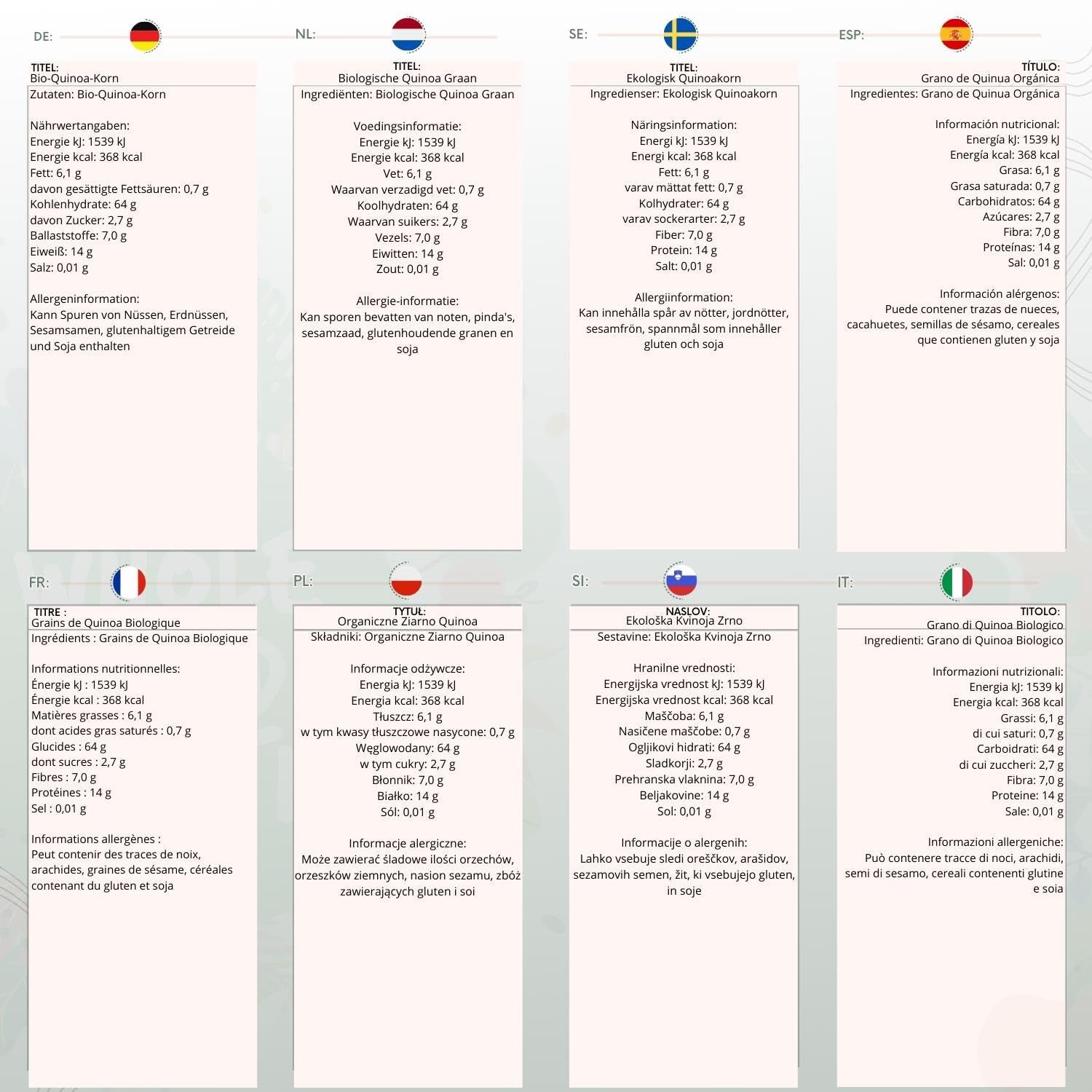 Grains de quinoa biologiques Wholefood Earth – 2 kg | Cruel | Sans OGM | Végétalien | Riche en fibres | Certifié biologique