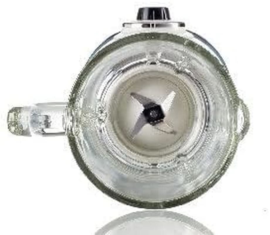 Ariete Vintage 583 Mixer Aus Glas, Retro Multifunktionsmixer Mit 4 Klingen, 4 Geschwindigkeiten + Pulse-Funktion, Ice-Crusher Function, 1,5 Liter Fassungsvermögen, 1000W, Green Kitchen Naty Shop