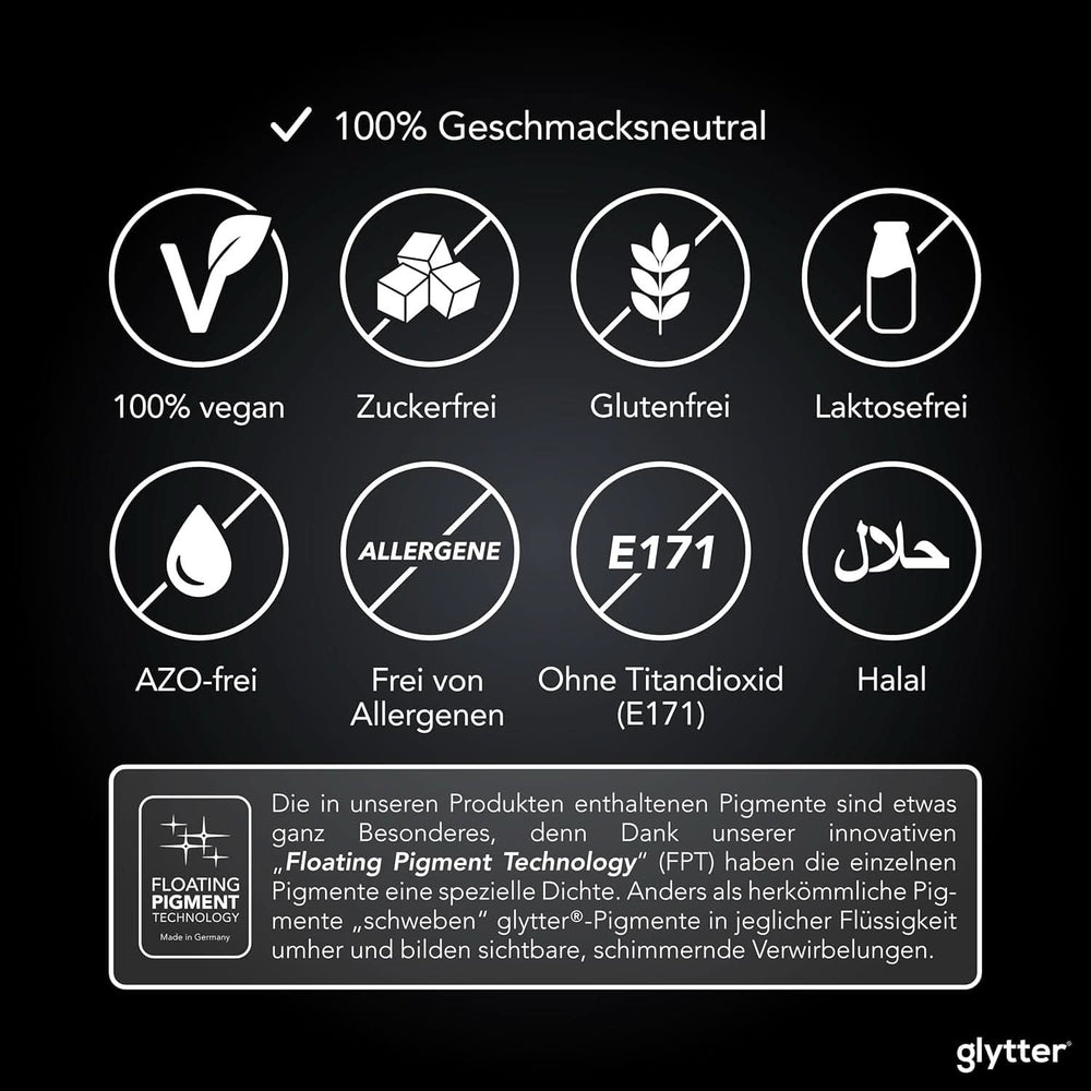 Paillettes comestibles pour boissons et liquides, 10 grammes Naty Shop