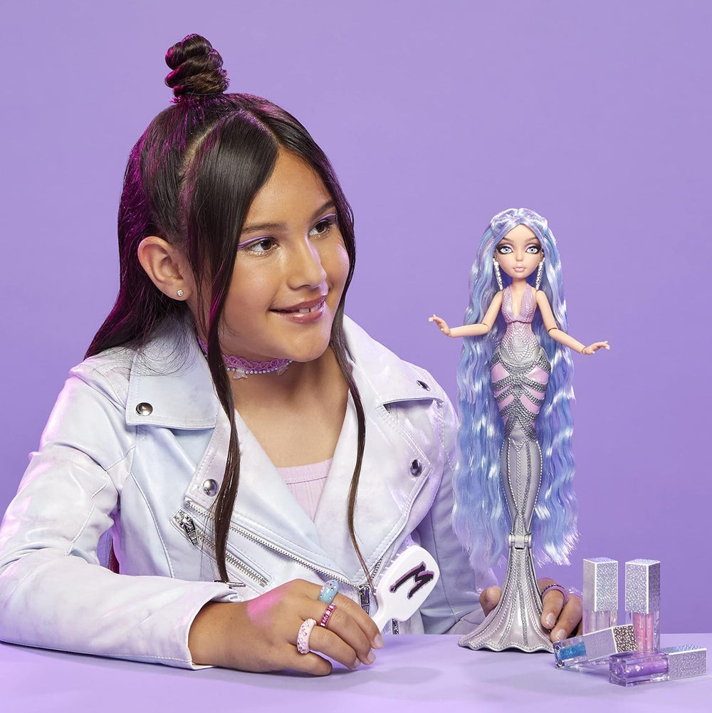 Mermaze Mermaidz - ORRA - Meerjungfrauen Puppe mit Farbwechsel-Funktion und Buntem Haar - Inkl. Glitzer-Haargel und Accessoires zum Stylen und Frisieren - Zum Sammeln - Für Kinder ab 4 Jahren