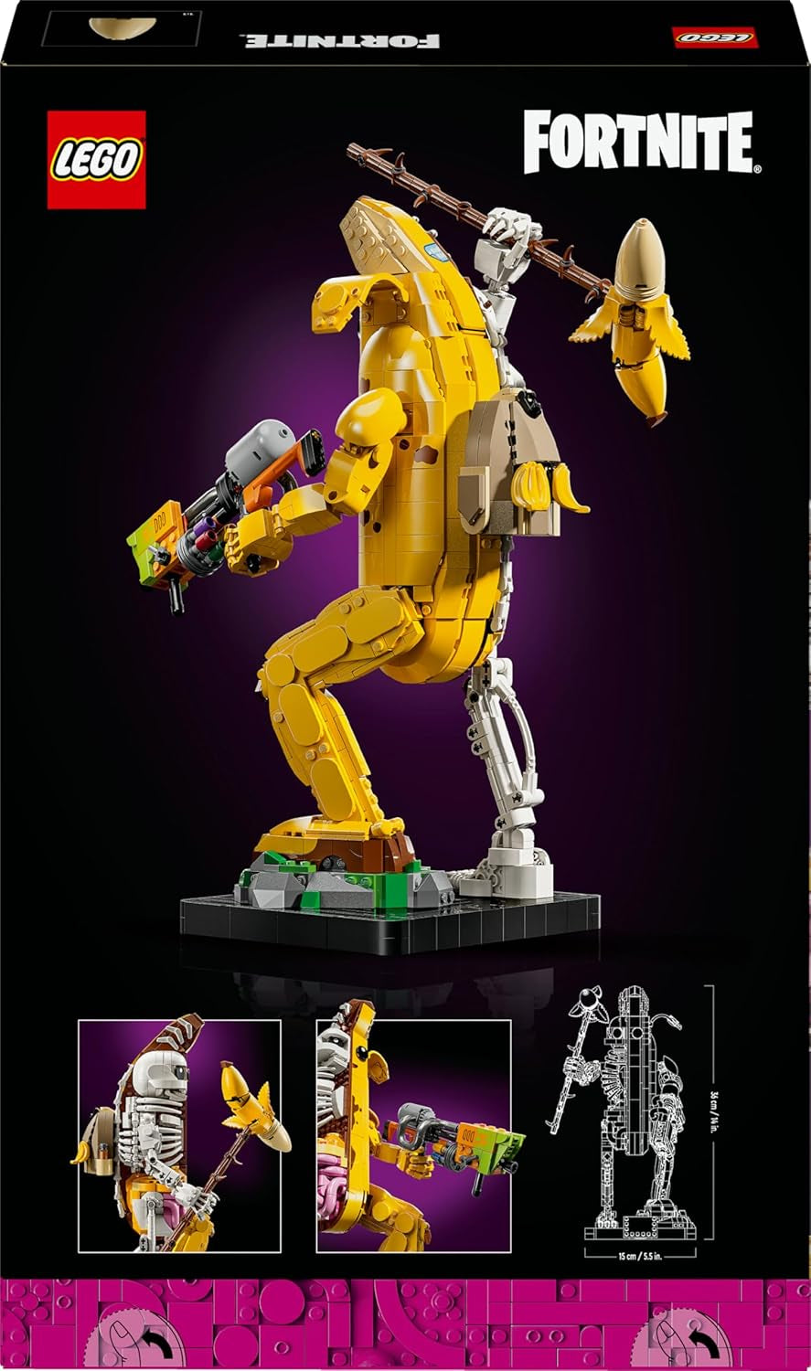LEGO Fortnite Bone Shali - Avec lanceur de peinture et pic à bol - Objet de collection pour les fans de jeux vidéo - Jeu de construction pour adultes comme décoration de maison ou de bureau - 77072 Jeux de construction Besuche den LEGO-Store