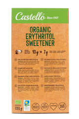 Érythritol biologique naturel | 144 sachets de 5 G, 720 grammes au total Édulcorants Naty Shop