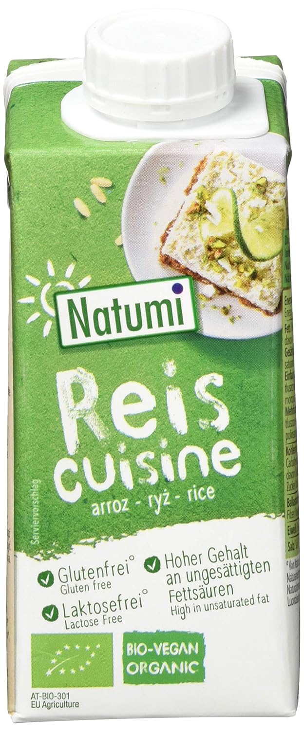 Natumi Bio-Mandel-Creamer - Sans lactose, sans gluten et sans sucre