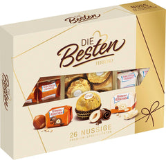 Ferrero The Best Nut Edition - Chocoladecadeau voor hem en haar met 3 premium assortimenten
