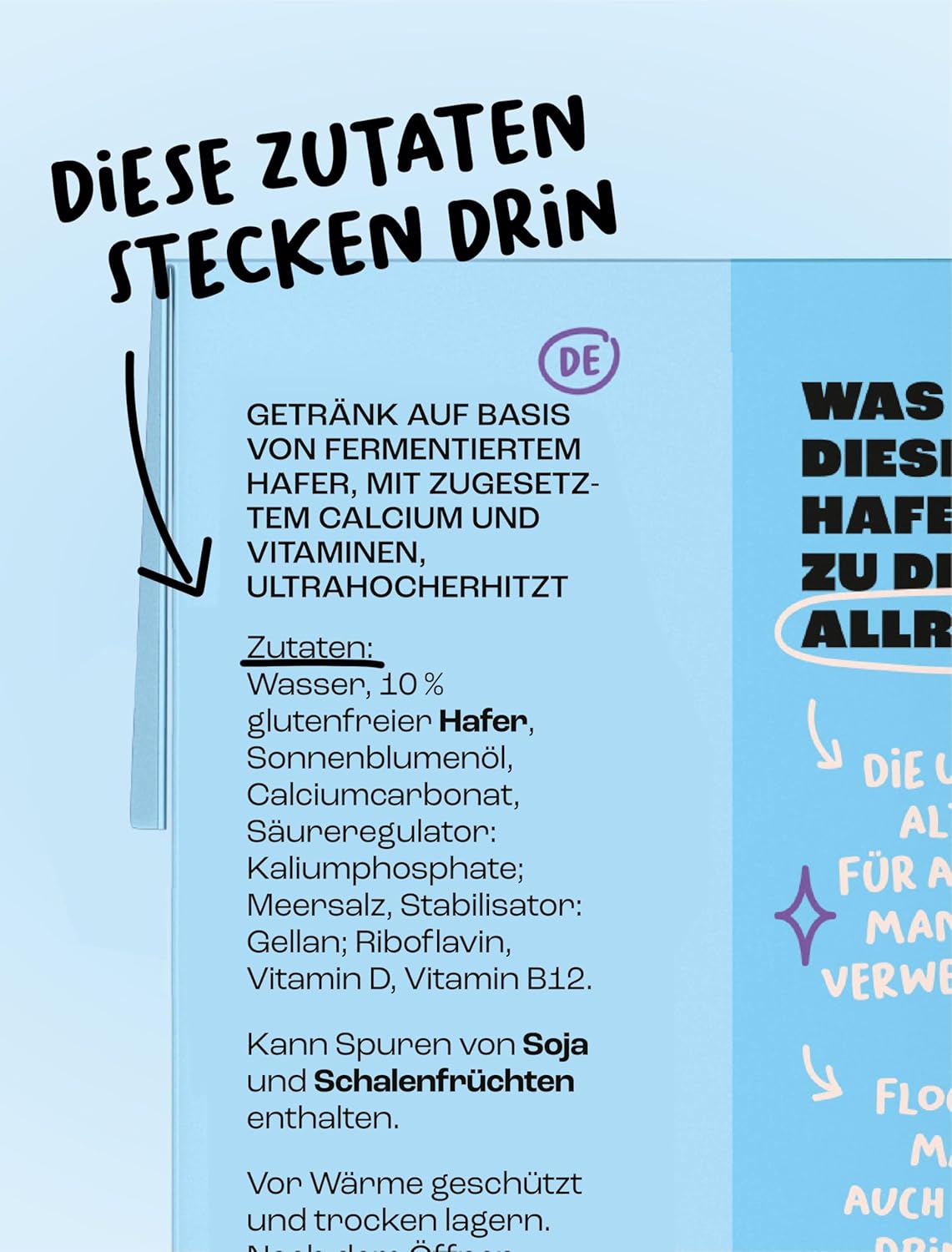 Lazy Heroes Hafer Boisson végétarienne à l'avoine sans gluten avec vitamine D