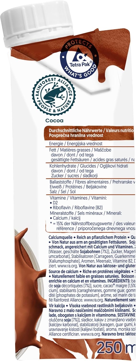 Boisson au soja au chocolat Alpro - Végétalienne, sans lactose, sans gluten