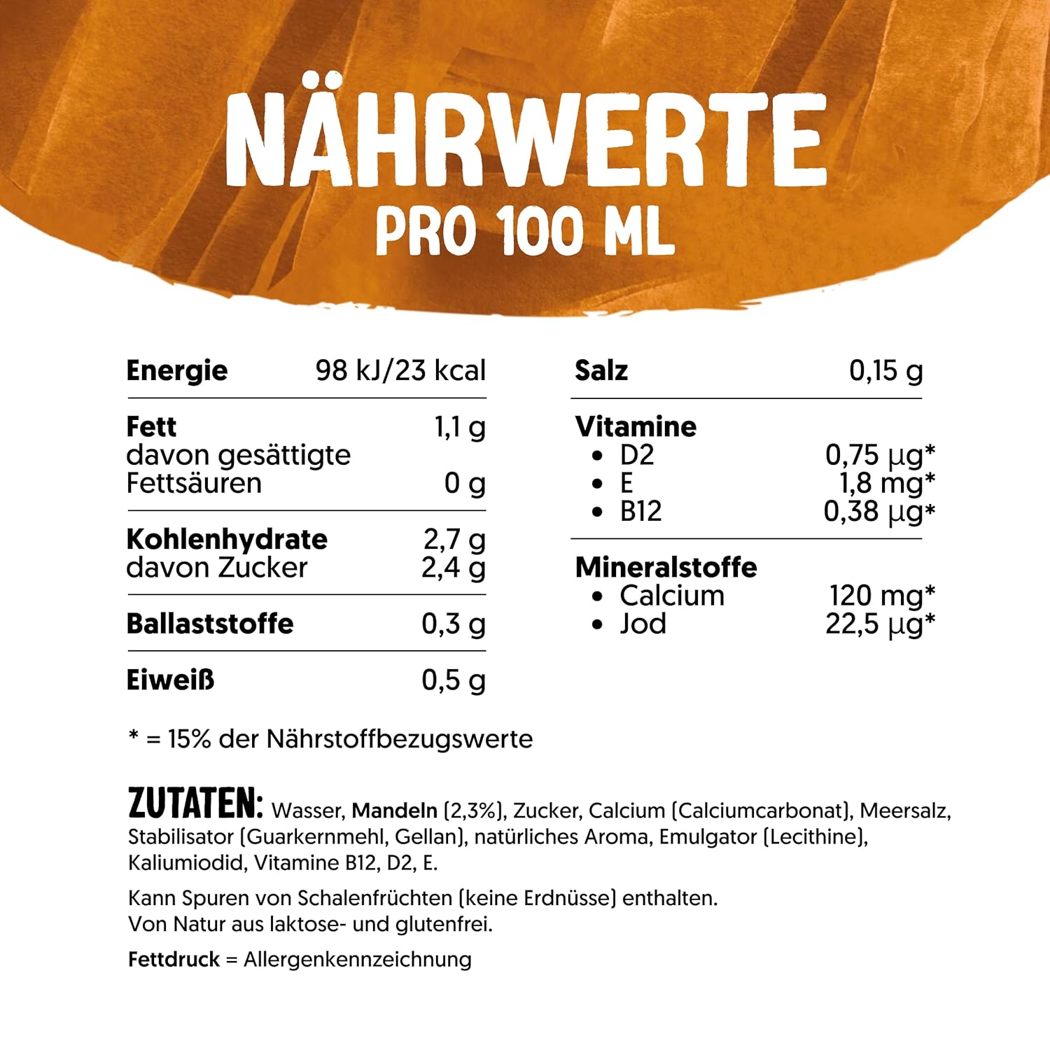 Alpro Mandeldrink Sans Sucre - Source De Calcium Et De Vitamines