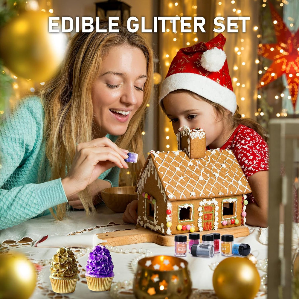 Poussière de paillettes scintillantes, paillettes comestibles, 30 grammes Naty Shop