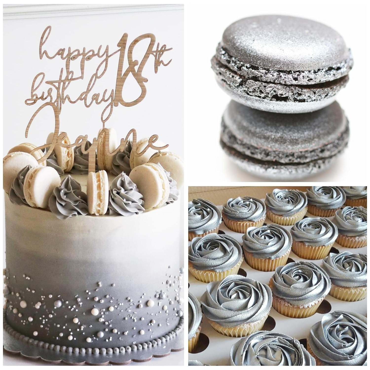 Poussière de paillettes scintillantes, paillettes comestibles, 30 grammes Naty Shop