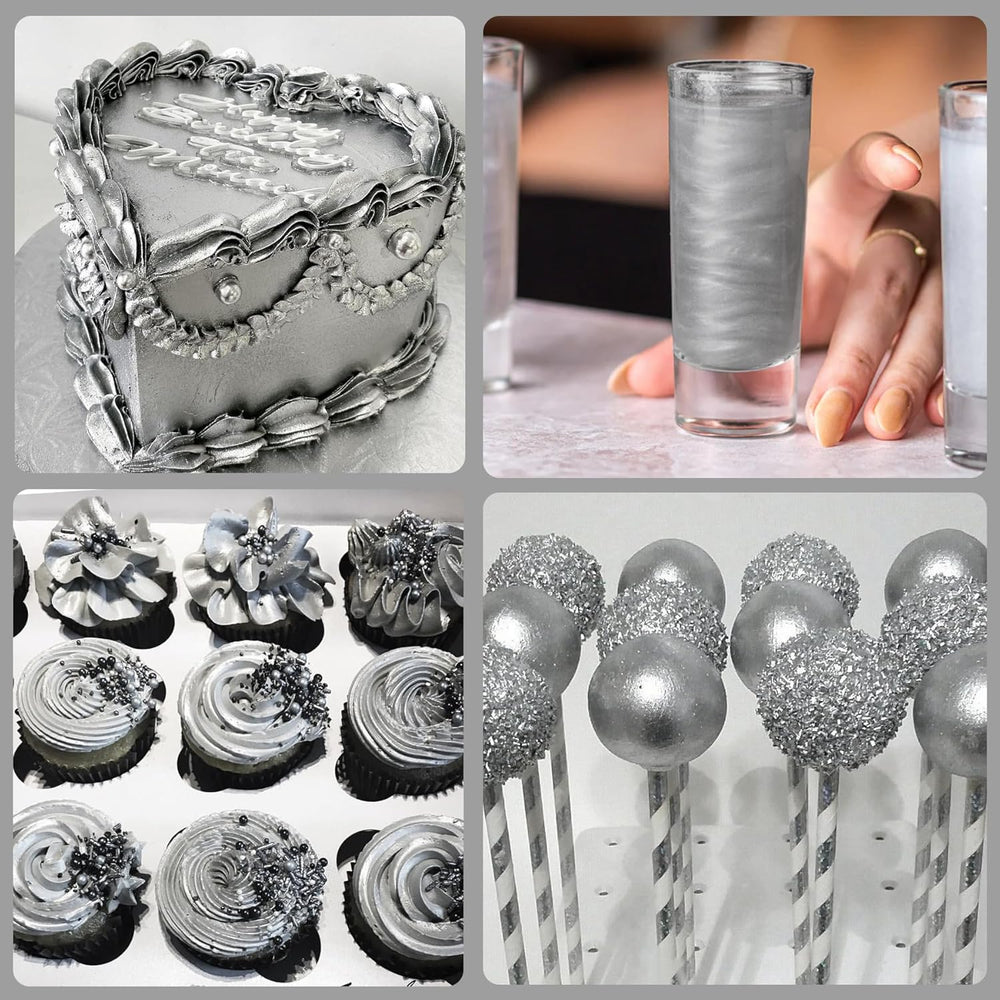 Paillettes comestibles, poudre, couleurs variées, 30 grammes Naty Shop