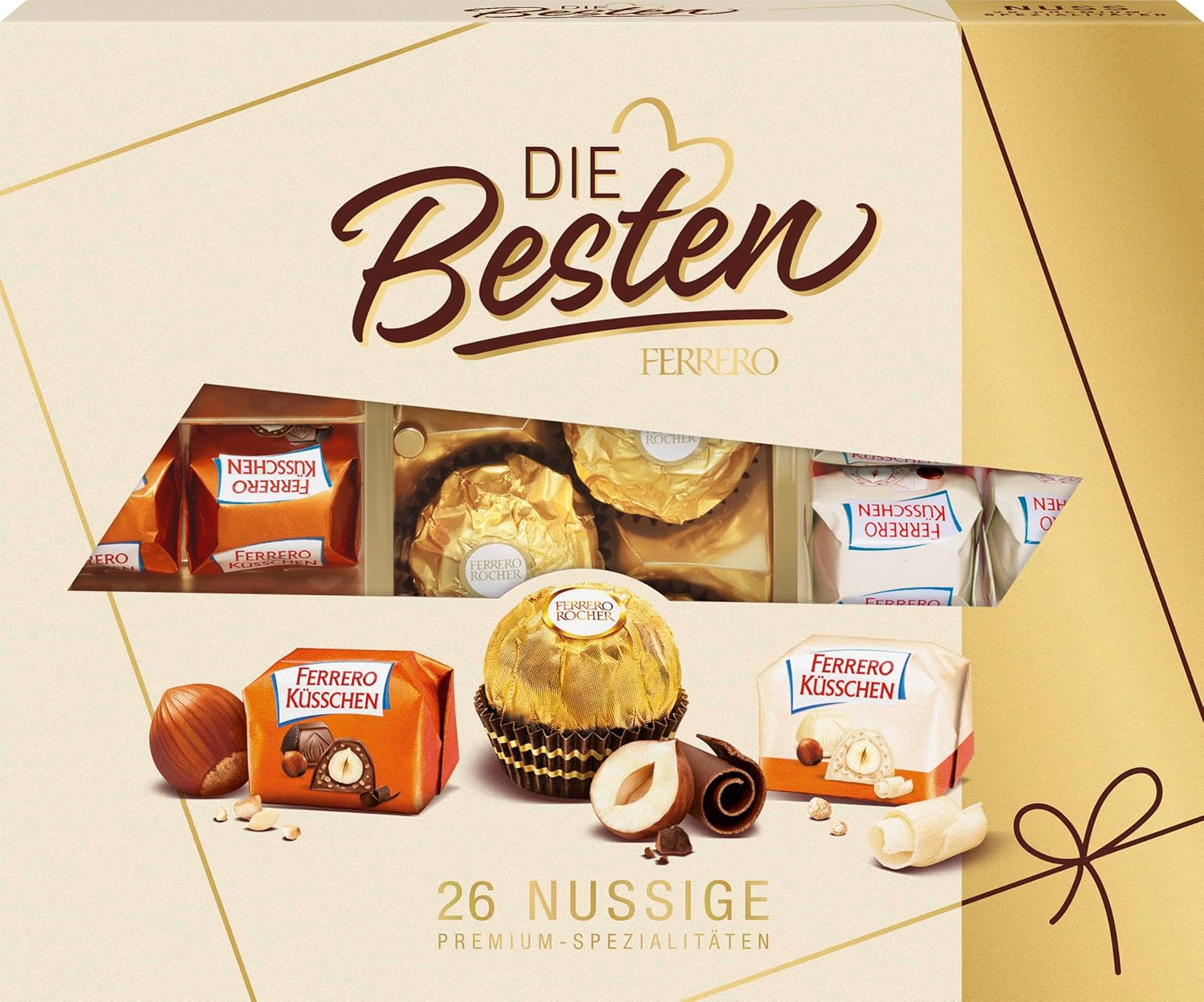 Ferrero The Best Nut Edition - Chocoladecadeau voor hem en haar met 3 premium assortimenten