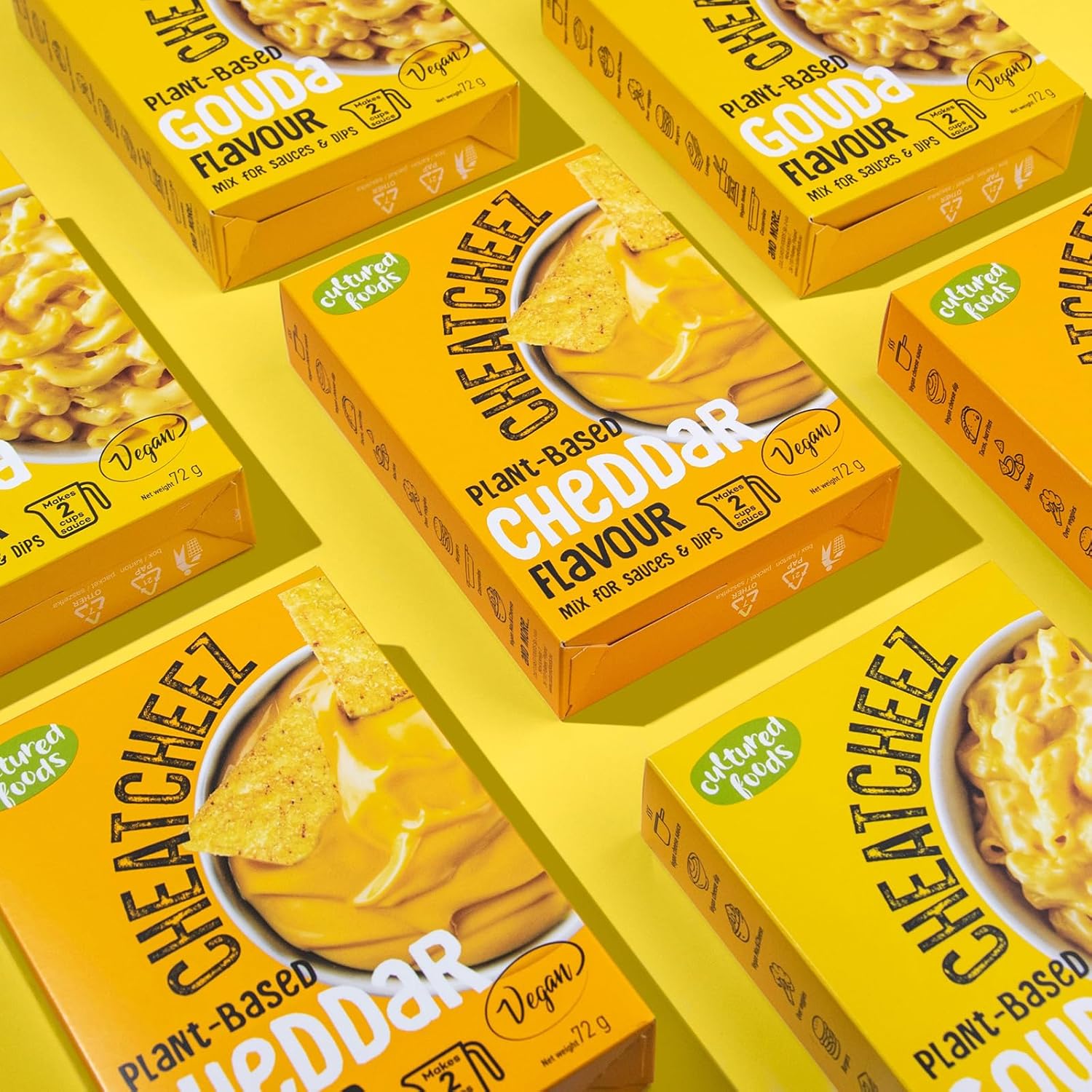 Sauce Gouda végétalienne CHEATCHEEZ de Cultured Foods - Sans lactose ni gluten