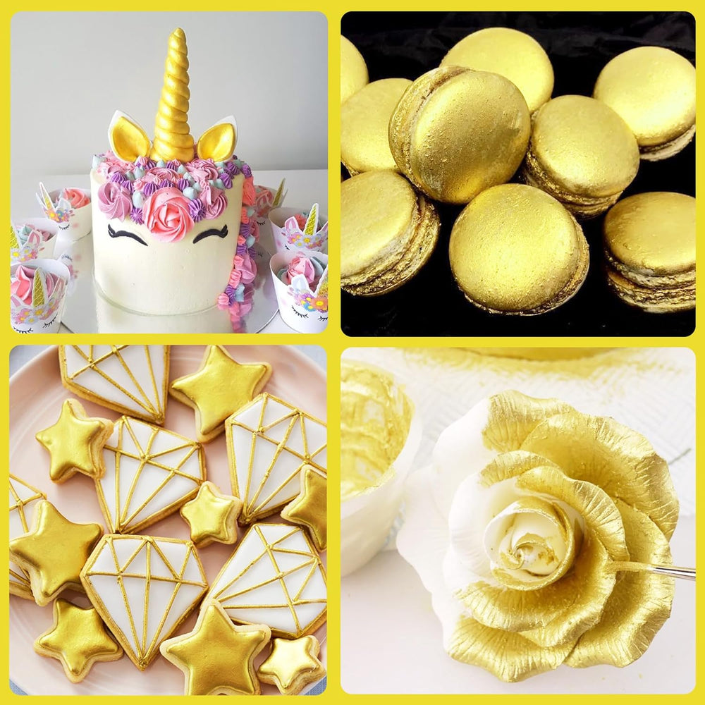 Paillettes comestibles, poudre, couleurs variées, 30 grammes Naty Shop