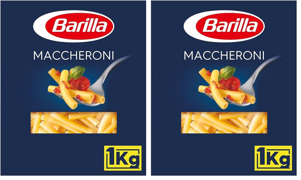 Pâtes de blé dur Barilla Maccheroni n. 44 – Paquet de 1 (1x1kg)