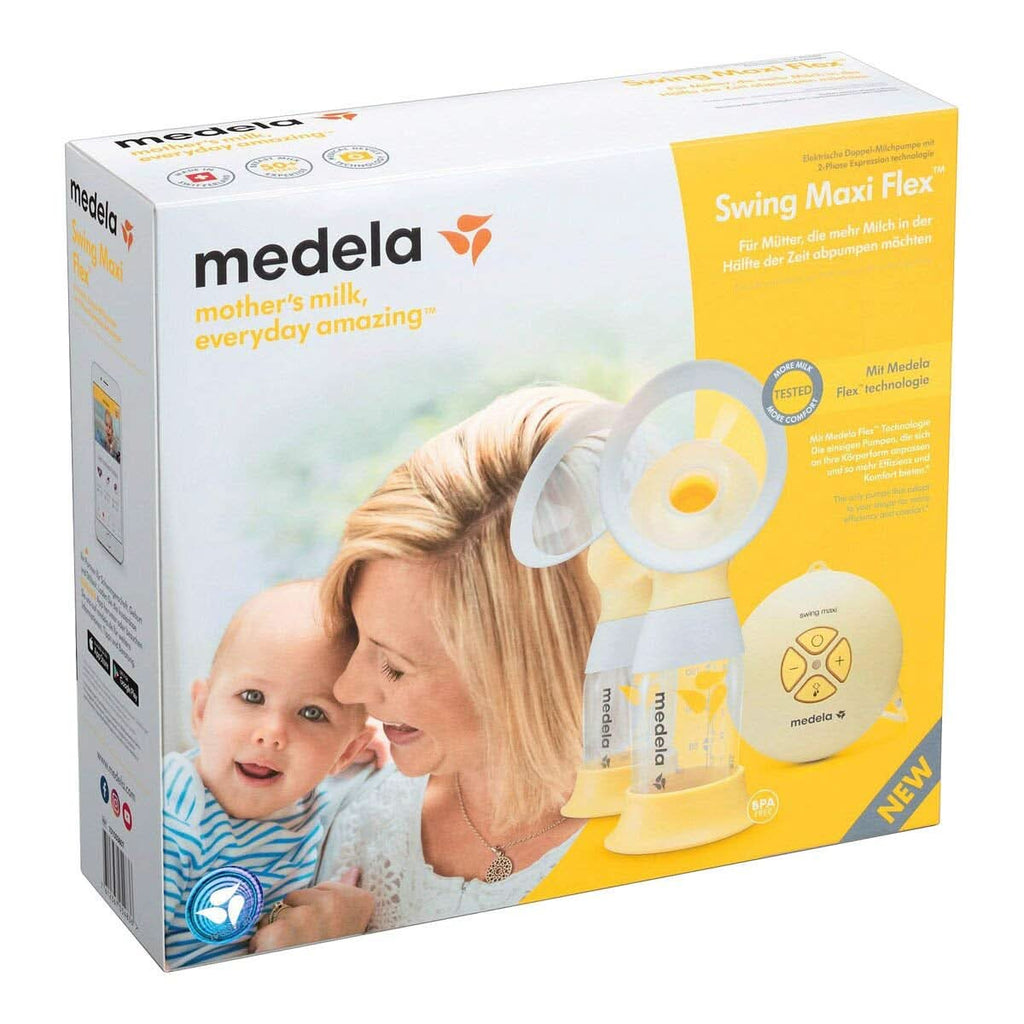Pompă de sân electrică dublă Medela Swing Maxi Flex Accesorii Hrana si Alaptare Bebe Naty Shop Swing Maxi Flex