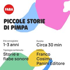 Figurine sonore - Petites histoires de Pimpa - Histoires et contes sonores pour garçons et filles 1-3 ans - Audible avec histoires et +, jeu éducatif version italienne Bebe Toys Naty Shop