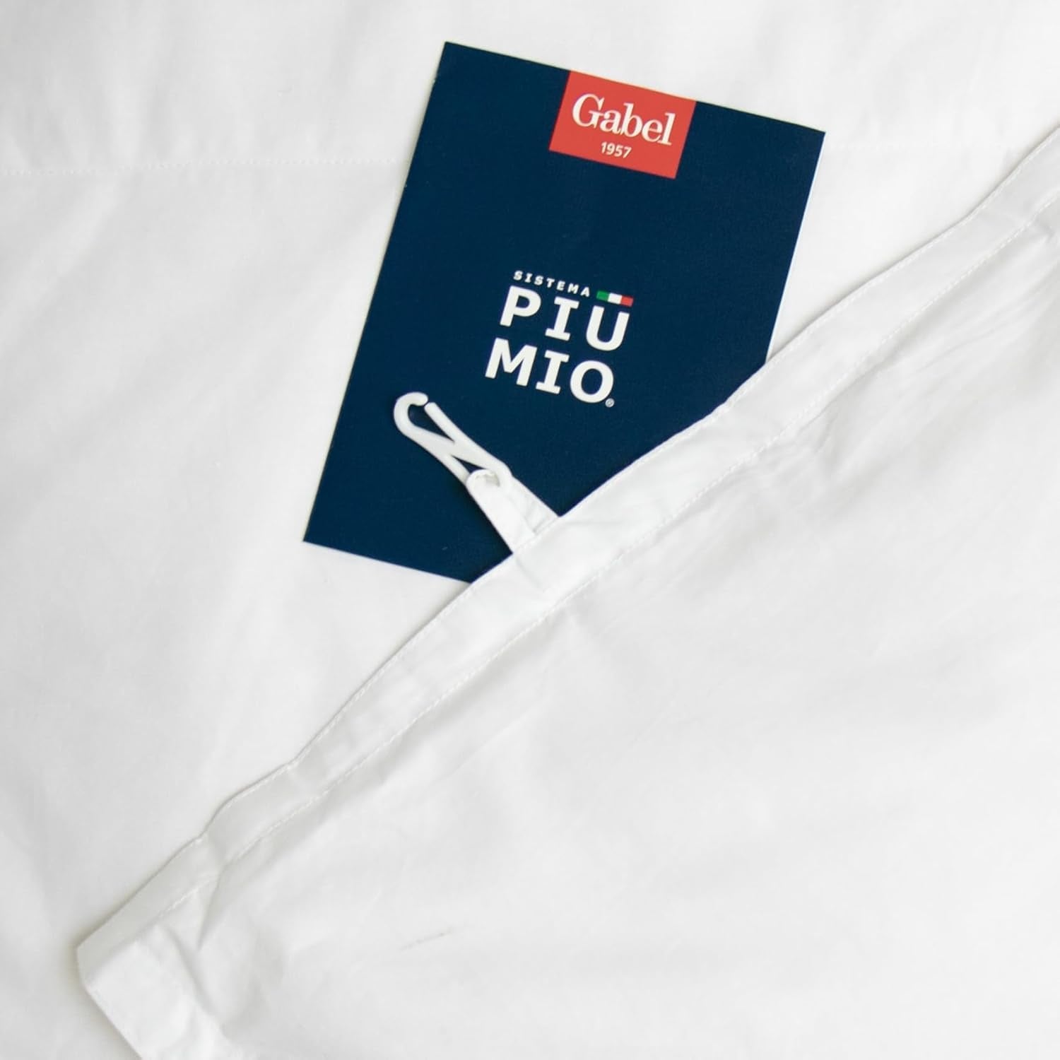 Nottetempo, couette en duvet d'oie, lit simple, 205 X 155 X 2 Cm, Bianco Couettes et couettes Naty Shop