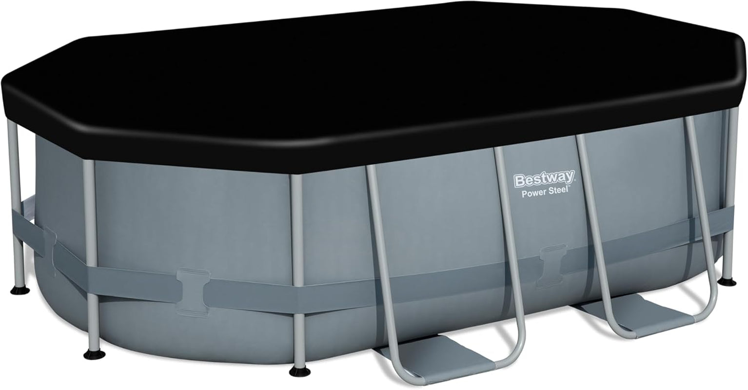 Prelată Bestway din PVC 305 x 184 cm, neagră, ovală