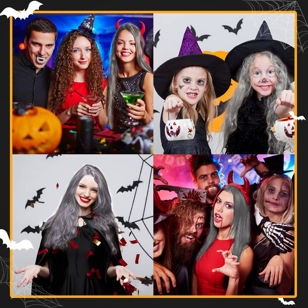 Coloration capillaire temporaire, ton de cheveux coiffant pour hommes femmes, pommade capillaire naturelle, cire de teinture capillaire pour fête, cosplay et Halloween, 4,23 oz (gris argenté) Naty Shop Coloration capillaire