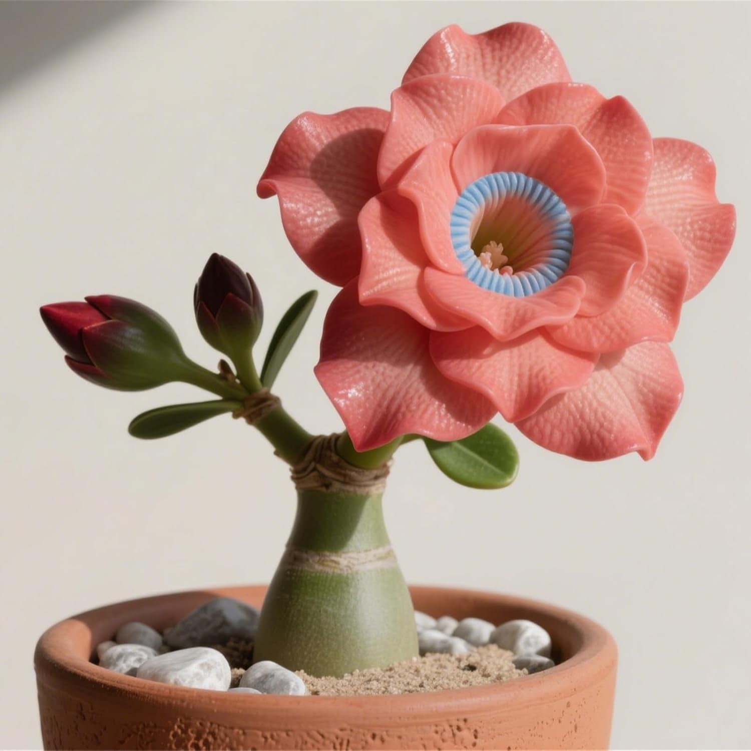 Winterhart pflanzen, Gift, Mysteriöse magische Glühbirne, Lebende Pflanzen, Mehrjährige Blumenzwiebel ist winterhart, Blumenzwiebel Mix-2Wüstenrose knollen-C