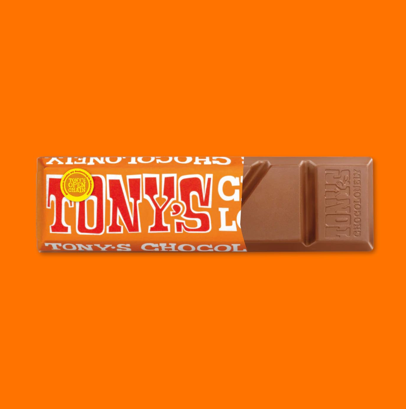 Tony's Chocolonely, chocolat au lait au caramel et sel marin 47g