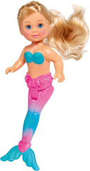 Simba 105733336 - Steffi LOVE Mermaid Friends Poupée Sirène Magique avec Soeur Evi, Figurine de Dauphin et Plus, Jouet pour Enfants à partir de 3 Ans Poupées Naty Shop