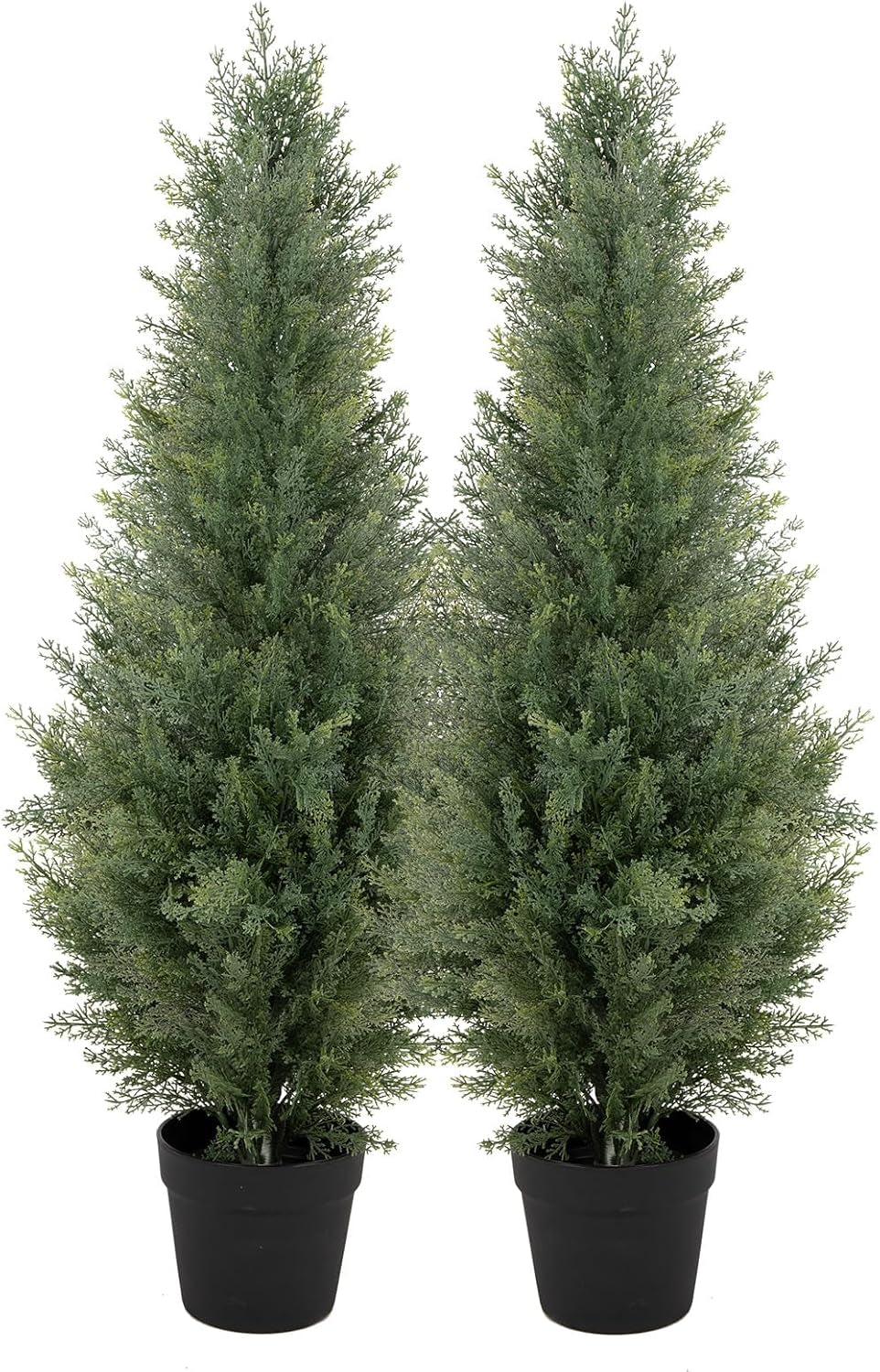 150 Cm Künstlicher Zedernbaum Uv-Beständig, Künstliche Formschnittbäume Mit Vollen Und Realistischen Blättern, Künstliche Pflanzen Für Die Eingangstür, Veranda, Terrasse, Balkon