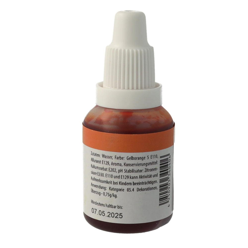 Colorant alimentaire Bakeryteam Airbrush Orange 20ml