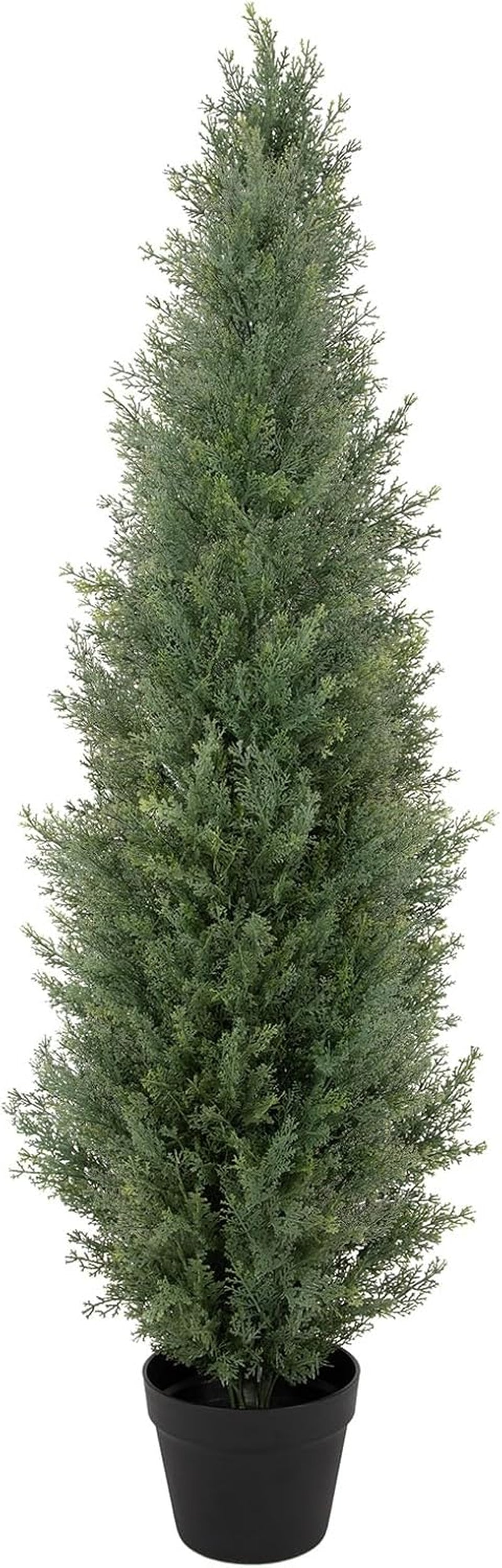 150 Cm Künstlicher Zedernbaum Uv-Beständig, Künstliche Formschnittbäume Mit Vollen Und Realistischen Blättern, Künstliche Pflanzen Für Die Eingangstür, Veranda, Terrasse, Balkon