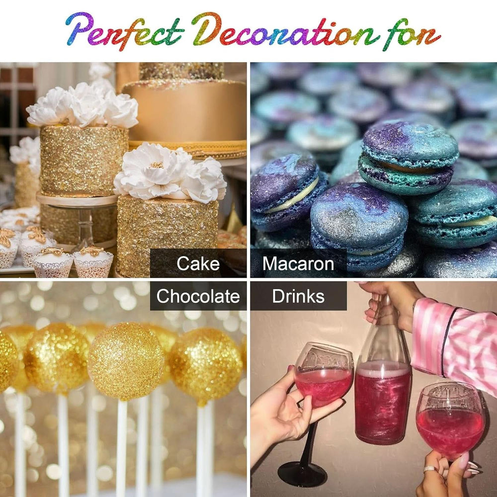 Paillettes comestibles pour boissons, 4 grammes Glitter Naty Shop