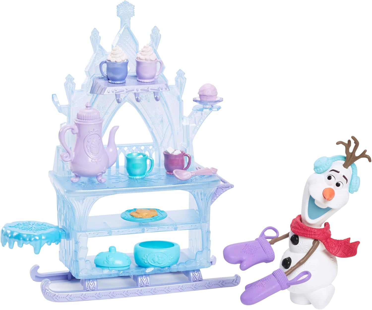 Mattel Disney La Reine des Glaces Elsa Poupée, La Reine des Glaces, Cheveux Blonds Peignés, Meubles, Chaussures Amovibles, Cadeaux Disney, Jouets 3 Ans, HLW47 Naty Shop Olaf Dolls