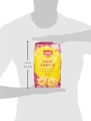 Mehl "Farine" - Basismehlmischung Glutenfrei 1Kg, 10Er Pack Mélange pour la pâtisserie et la cuisine Naty Shop