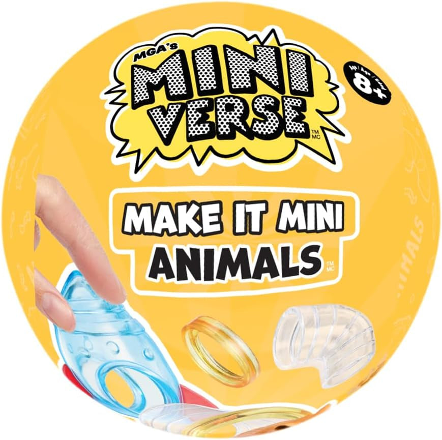 MGA's Miniverse Make It Mini Tiere Serie 2 – Enthält 1 Tierfigur mit Zubehör, Mini-Sammlerstücke, 8 zum Sammeln, Für Sammler und Kinder ab 8 Jahren