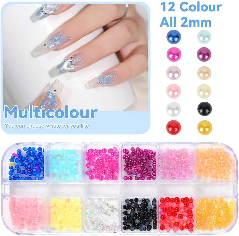 Harz Strasssteine ​​​​4200Pcs Strass Kristalle 1Mm-5Mm Gemischte Kinder Bastelsachen Kit Mit Strass Mit Picking Pinzette et Stift For DIY Nägel Kleidung Kunsthandwerk Gemischt Becher Party (A)