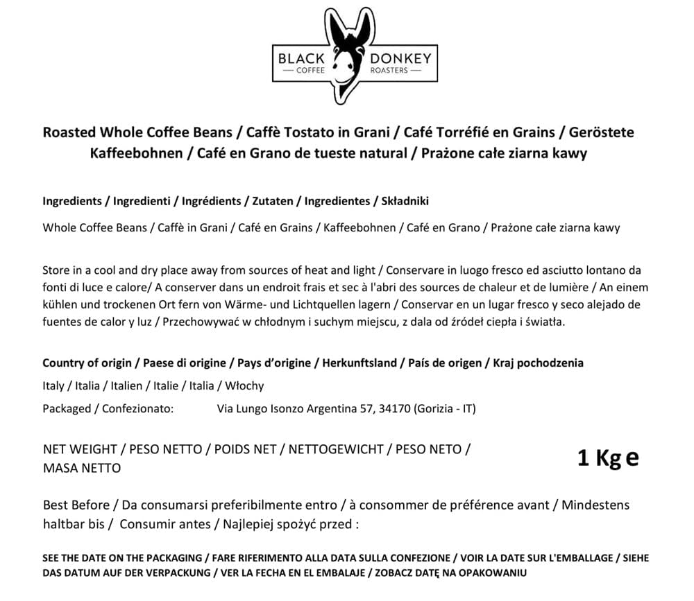 RÔTI DU DIABLE | Grains de café 1KG | Café extrêmement fort | Café à haute teneur en caféine | Robusta haut de gamme de