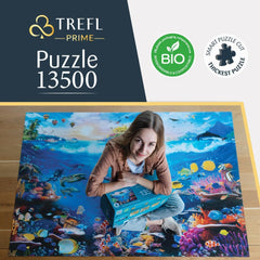 Trefl Prime - Puzzle UFT : Plongez dans le paradis sous-marin - 13500 pièces, Grand puzzle représentant les fonds marins colorés, Carton le plus épais, Bio, EKO, Divertissement pour adultes et enfants à partir de 12 ans Puzzle Naty Shop