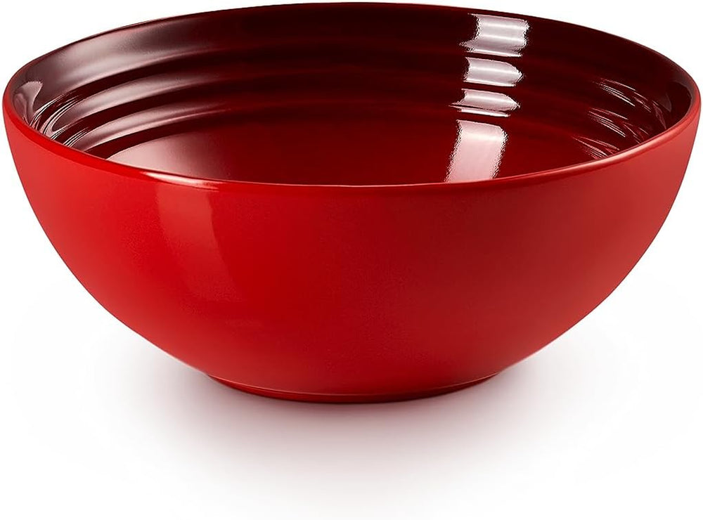 Le Creuset Service de table en grès, 12 pièces, rouge cerise, 79351000607081