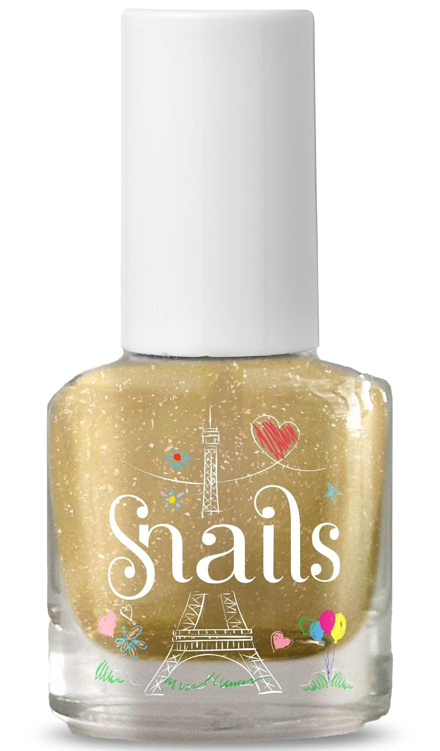 Snails Kids Coffret cadeau de vernis à ongles 510393, Mini Princess 3x5 ml, à base d'eau, lavable, sûr, végétalien