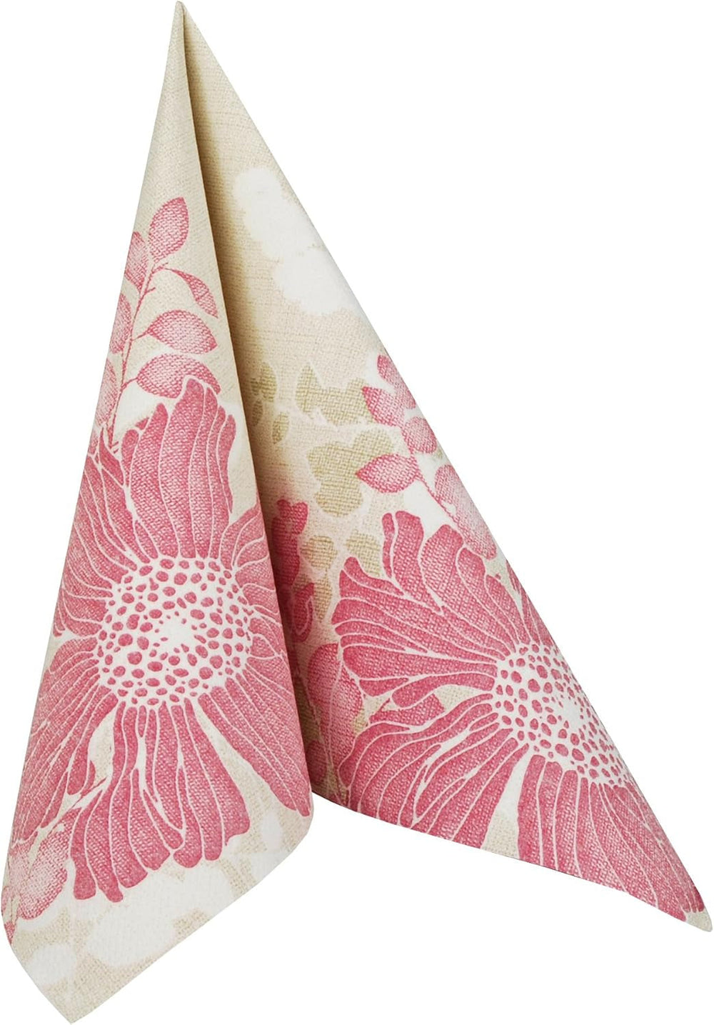 Papstar, 50 Serviettes "Collection ROYAL" 1/4 Pli 40 Cm X 40 Cm Fuchsia "Annabel", #85015