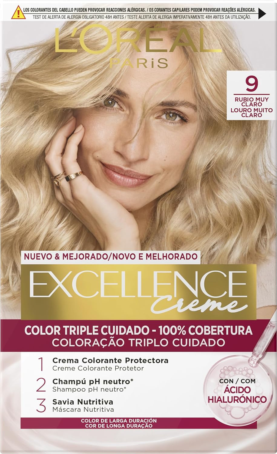 L'Oréal Excellence Creme N.1 Teinture capillaire Naty Shop 9 1 pièce (paquet de 1)