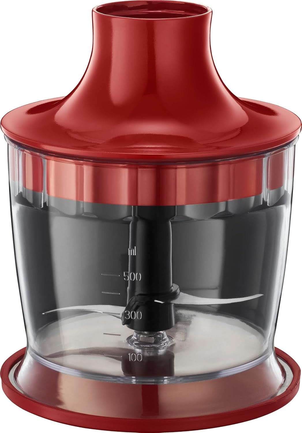 Russell Hobbs Stabmixer [3-In-1: Pürierstab/Zerkleinerer, Mixer- & Schneebesenaufsatz] Desire Rot (sans BPA & Spülmaschinenfestes Zubehör, Für Smoothie, Suppen Saucen, Yaourt Babynahrung) 24700-56 Kitchen Naty Shop