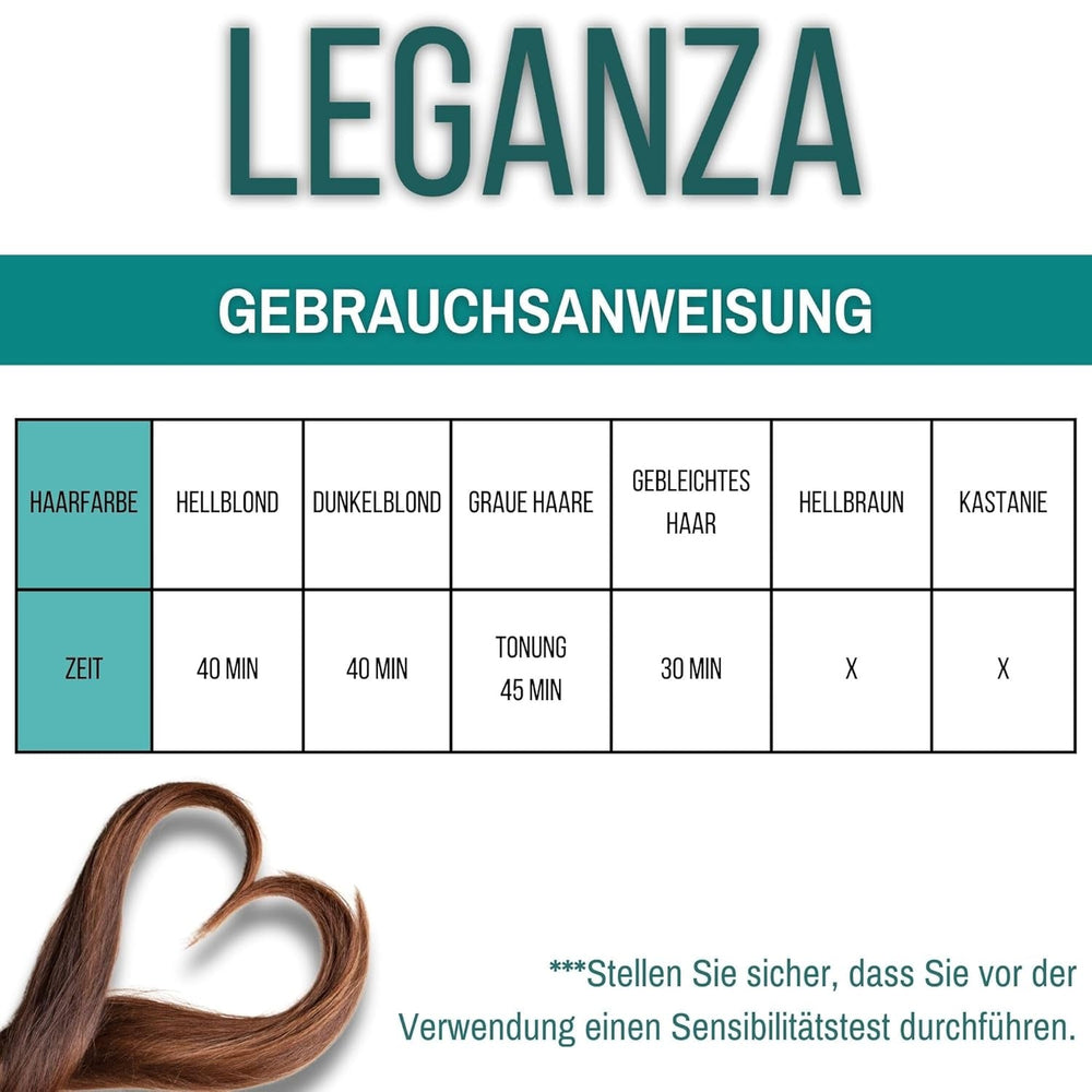 Leganza Baume Naturel Teinture Capillaire Couleur 71 Café Latte | Teinture capillaire sans ammoniaque | Enrichi de 7 huiles naturelles | 150 ml de teinture capillaire Naty Shop