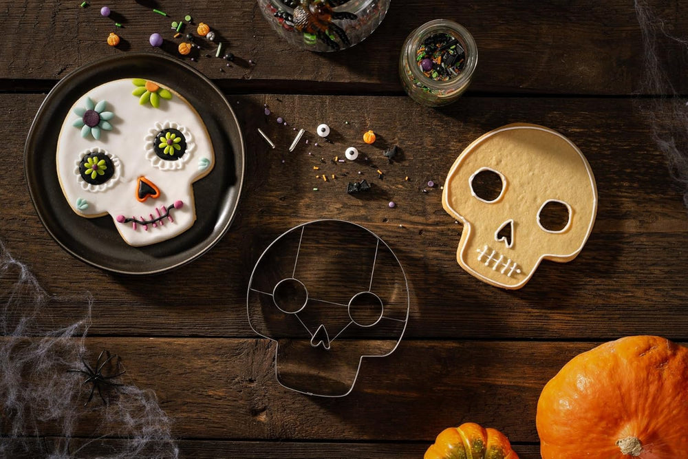 Emporte-pièce ZENKER XXL avec tête de mort, argent