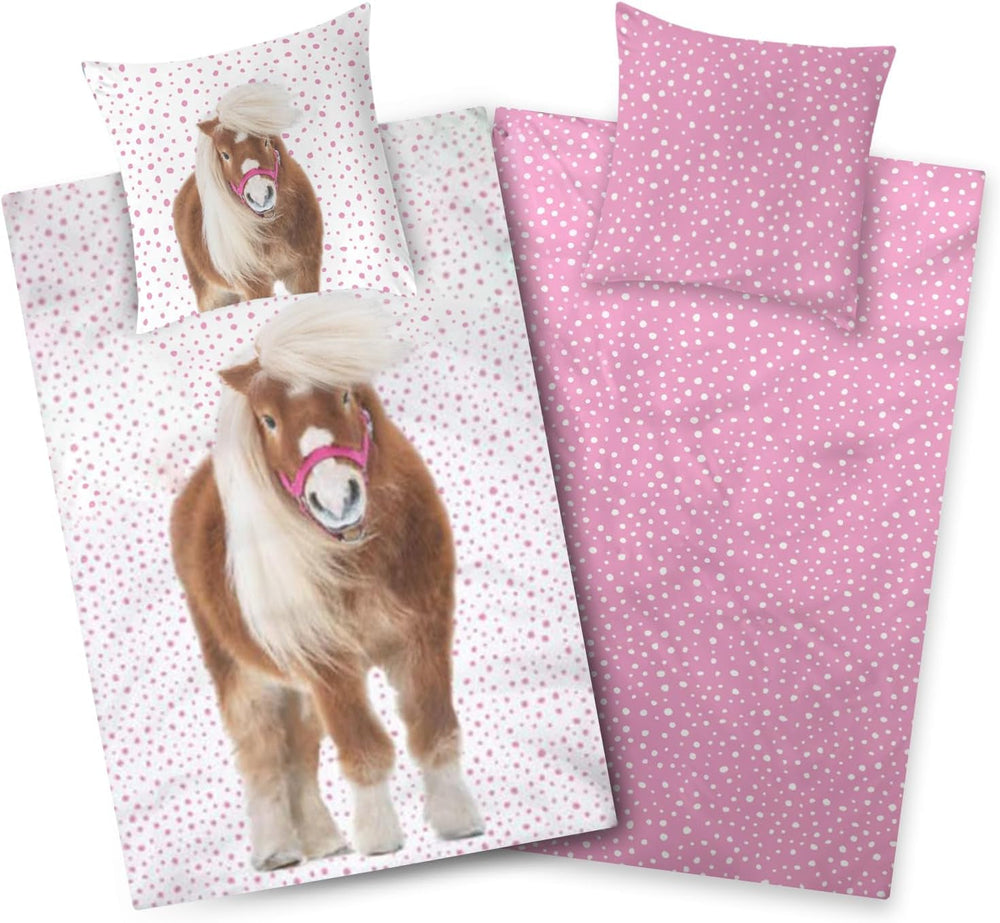Aminata, literie enfant avec poneys Literie - enfants Naty Shop Default Title